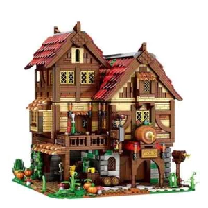Reobrix Medieval Bistro Village Model Modular Building Blocks Boys Gifts 2831Pcs - Picture 1 of 13