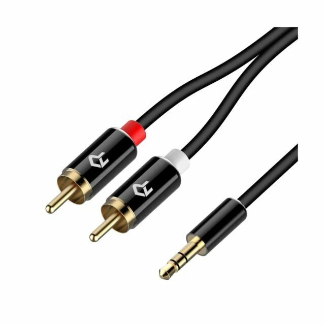Rankie R-1380 3.5mm to 2-Male RCA Adapter Stereo Audio Cable