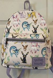Loungefly Pokemon Eevee Eeveelutions Evolutions Mini Rucksack Tasche - Bild 1 von 10