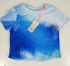 River Island Mini Summer Boys T Shirt Top Short Sleeve 6-9 Mths 74 cm Blue
