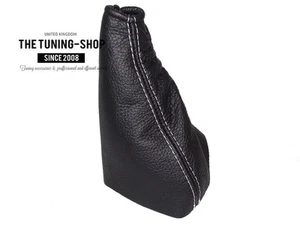 For Pontiac GRAND AM 95-05 Automatic Shift Boot Black Leather White Stitch - Bild 1 von 4