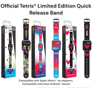 Official Tetris® Edition Release Band Armband für Smartwatch Apple Watch Android - Picture 1 of 7