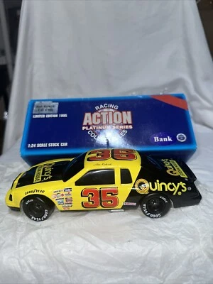 Banco fundido a presión Alan Kulwicki Quincy’s Steakhouse 1995 vintage 1/24 acción Foto 1 de 4