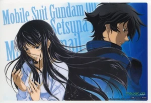 medium pencil board Shitajiki Gundam 00 OO anime Setsuna F Seiei Marina Ismail - Picture 1 of 2