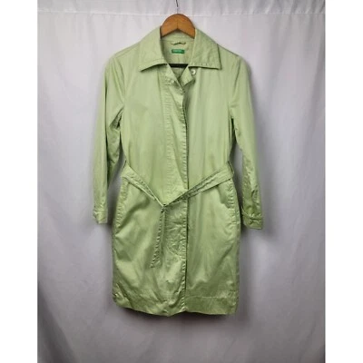 Gabardina de mujer United Colors of Benetton verde lima claro talla IT 40 | US 4 Foto 1 de 4