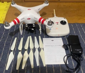 DJI Phantom 2 Vision Drone White Red Quadcopter Used - Bild 1 von 6