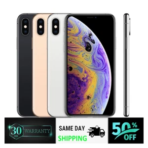 Apple iPhone XS At&t T-Mobile 64GB 256GB Unlocked Verizon Cricket iOS - Picture 1 of 8