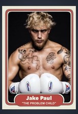 JAKE PAUL THE PROBLEM CHILD LOGAN WOODLEY YOUTUBE BOXER CUSTOM MADE ART CARD