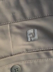FOOTJOY Men's Golf Pants 42x32 Athletic Performance Khaki Regular Fit Polyester - Picture 1 of 19