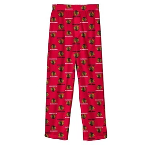 Outerstuff Youth Chicago Blackhawks Allover Print Pyjama Pants - Picture 1 of 2