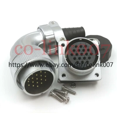 19pin Power Connector, WS32 10A Aviation Bulkhead Connector, High Voltage Plug - Image 1 of 4