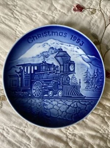 B&G Christmas in America 1993 Coming Home For Christmas Steam Engine Train - Imagen 1 de 3