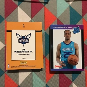 P J PJ Washington Jr Hornets RC 2019-20 1989 Rated Rookie Donruss Panini Instant - Picture 1 of 1