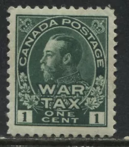 Canada KGV 1915 Admiral War Tax 1 cent mint o.g. - Picture 1 of 1