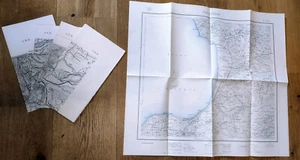 5 Nicastro Complete Golfo S.Eufemia Pizzo igm Ottime Mappe carta geografica 1926 - Foto 1 di 2