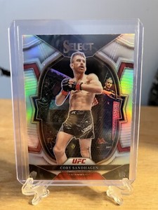 2023 Panini Select UFC #12 Cory Sandhagen Silver Prizm Concourse Bantamweight