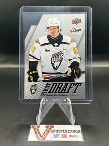 22/23 CHL - THOMAS DESRUISSEAUX FIRST DRAFT DIE CUT #FD-32 Cape Breton Eagles - Picture 1 of 3