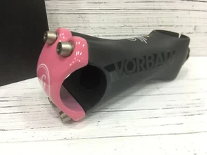 Lightweight VORBAU 100mm Carbon Stem (Matt-black with pink) - Picture 1 of 6