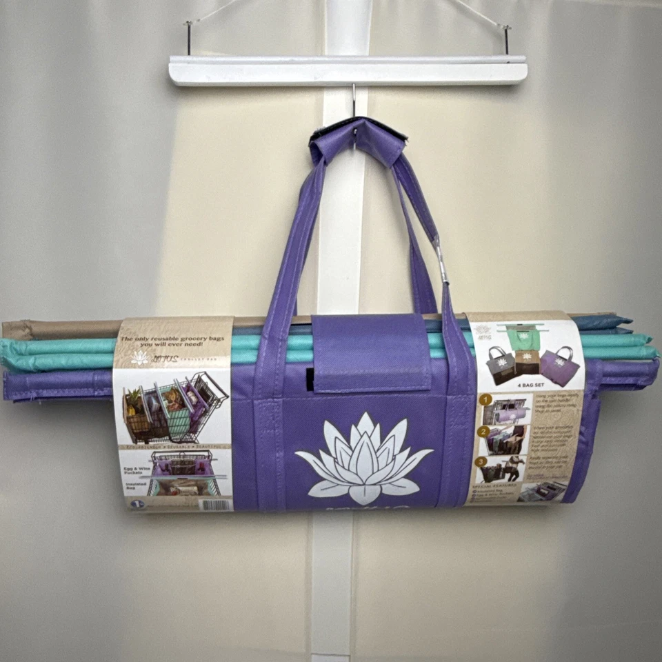 Lotus Trolley Bags LRG Cooler Bag & Egg/wine Holder Reusable Grocery Cart