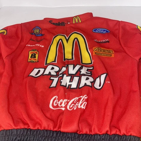 Bill Elliott 1999 McDonald’s Youth Costume With Helmet Size medium Cover