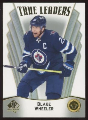 2021-22 SP Authentic True Leaders Blake Wheeler Winnipeg Jets #TL-19 - Image 1 of 2