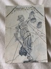 Vintage METALLICA And Justice For All UK POSTCARD 1990 -RARE