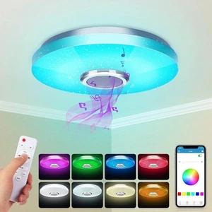 36W LED Ceiling Light with Bluetooth Speaker, Intelligent with Remote Control - Picture 1 of 7