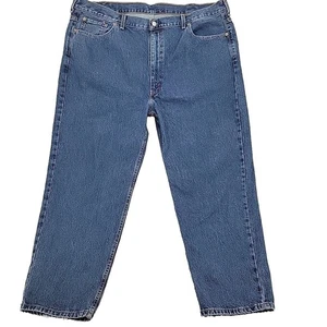 Levis 550 Mens Jeans Size 46x30 Tapered Leg 100% Cotton Nice Condition - Picture 1 of 13