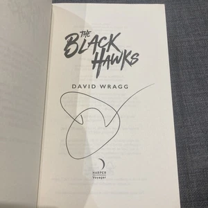 The Black Hawks - David Wragg - Rare SIGNED UK Advanced Readers Copy -ARC - - Picture 1 of 7