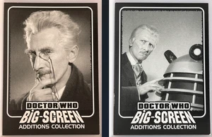 DOCTOR WHO BIG SCREEN ADDITIONS MONOCHROME PAIR OF PROMOS PR1 PR2 - Picture 1 of 5