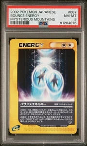 PSA 8 Pokémon 2002 Montañas Misteriosas Japonesas Bounce Energy #087 - Imagen 1 de 2