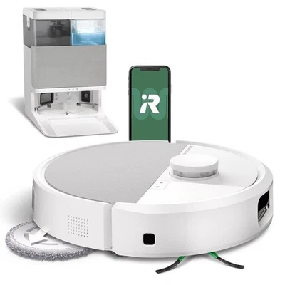 NEW iRobot Roomba Plus 505 Combo Vacuum & Mop w/ AutoWash Dock - White Edition!