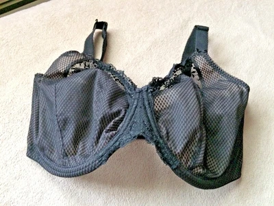 Sujetador Elomi 38M (J) Negro Charley Convertible con Aros Estilo 4382 Usado Foto 1 de 4