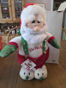 Vintage Coyne's & Company JUMP FOR CHRISTMAS Singing Santa Claus Animated 2002 - Picture 1 of 18