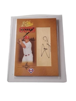 🔥2005 Donruss Leather & Lumber Carlos Ruiz RC Auto 17 /256 Phillies Rookie - Image 1 of 2
