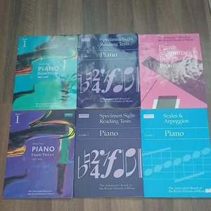 ABRSM Grade 1 & 2 Bundle x 6 books exam pieces specimen sight reading tests etc - Picture 1 of 5