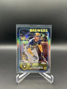 2024 Topps Chrome Jackson Chourio #161 Rookie RC Prism Refractor BREWERS - Bild 1 von 2