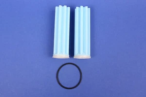 2/1 Heizölfilter Siku lang Sieb blau Ölfilter Filtereinsatz 2 Stück + 1x O-Ring - Bild 1 von 1