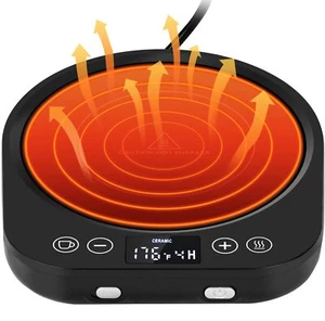 Candle Mug Warmer Electricauto On/off Gravityinduction Coffee Mug Warmer With 9 - Picture 1 of 7