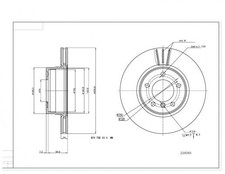 Hard 229065 set 2x for BMW E61 + E60 03-10
