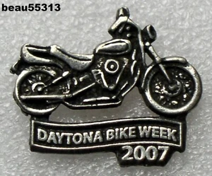 ⭐2007 DAYTONA BEACH FLORIDA HARLEY BIKE WEEK RALLY VEST JACKET PIN - Picture 1 of 1