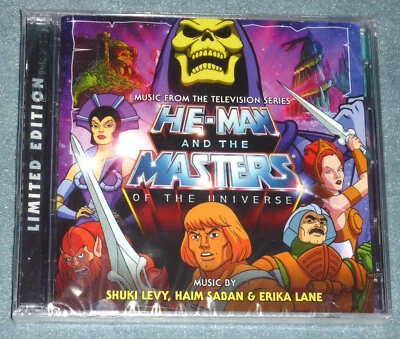 HE-MAN AND THE MASTERS OF THE UNIVERSE 2-DISC SOUNDTRACK CD TV-SERIES OVP RARE - Bild 1 von 2