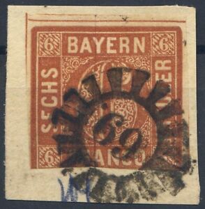 =Bayern Mi.Nr.4 II Briefstück (gMR 69 - Eichstätt)=
