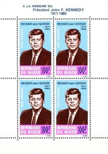 👉 Niger 1964 PRES. KENNEDY M/S MNH - Picture 1 of 1