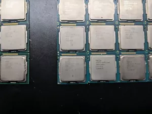 LOT 14 Intel Core i3 & Pentium LGA 1155 CPU Processors, Dual Core Mixed SKUs - Picture 1 of 7