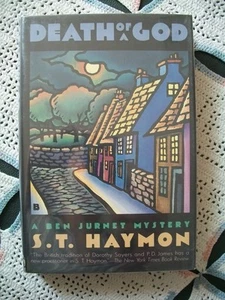 Death of a God: A Ben Jurnet Mystery (S.T. Haymon, 1987 1st US Edition HCDJ) - Picture 1 of 12