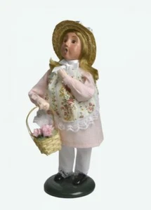 Byers Choice Spring Girl 2022 con cesta de flores ¡perfecta para el Día de la Madre! - Imagen 1 de 5