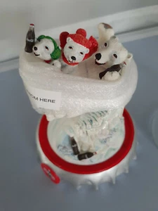 Franklin Mint New Coca Cola Polar Bears " a Cool Business" 1996 - Picture 1 of 3