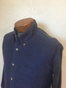 Mens L.L. Bean Blue Shirt Button Up Size M Casual Dress Soft - Picture 1 of 5