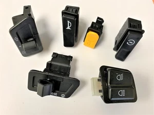 6pcs Set Turn Signal Headlight Ignition Start Switch Dimmer Horn Button gy6  - Picture 1 of 1